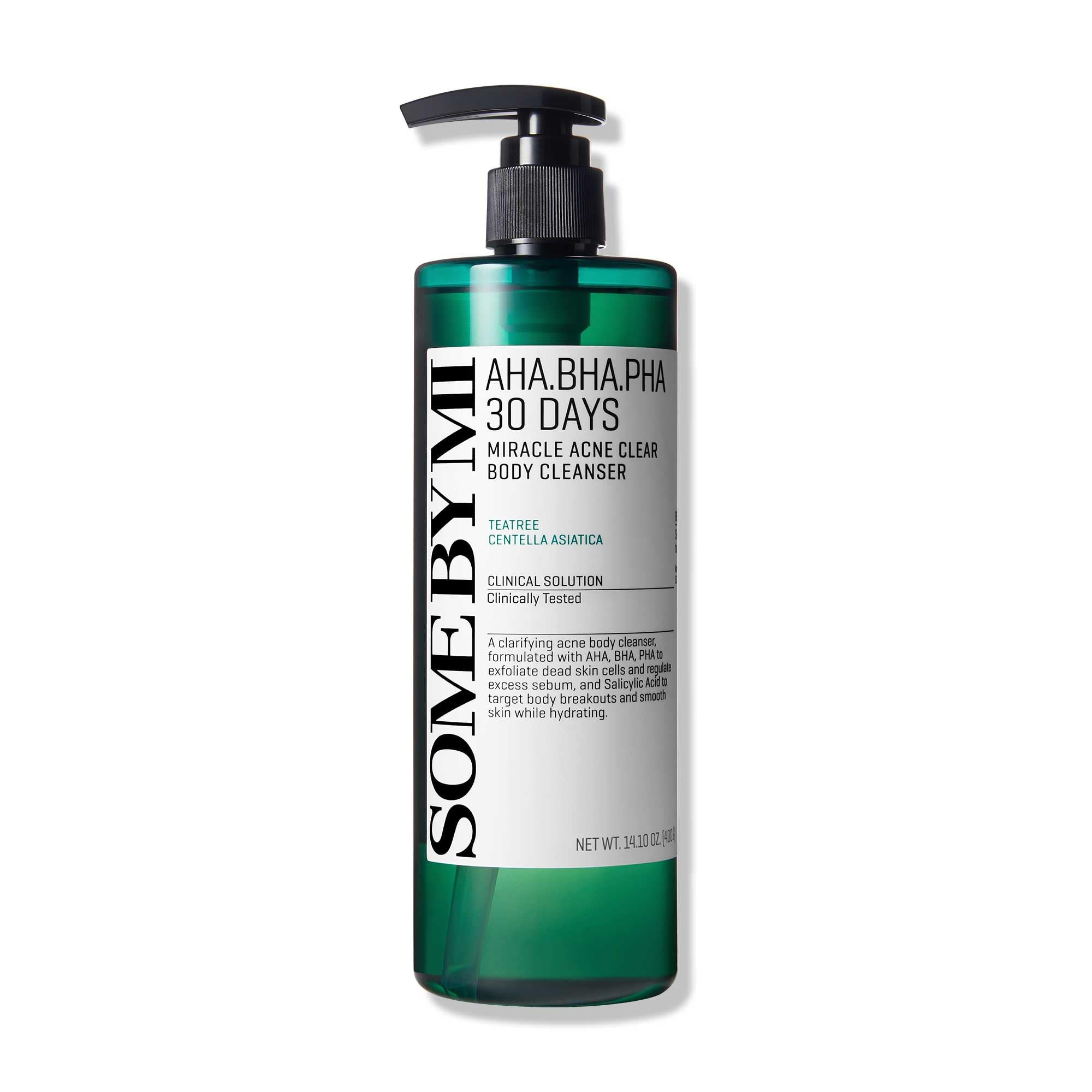 SOME BY MI AHA BHA PHA 30 Days Miracle Acne Clear Body Cleanser 400ml bottle